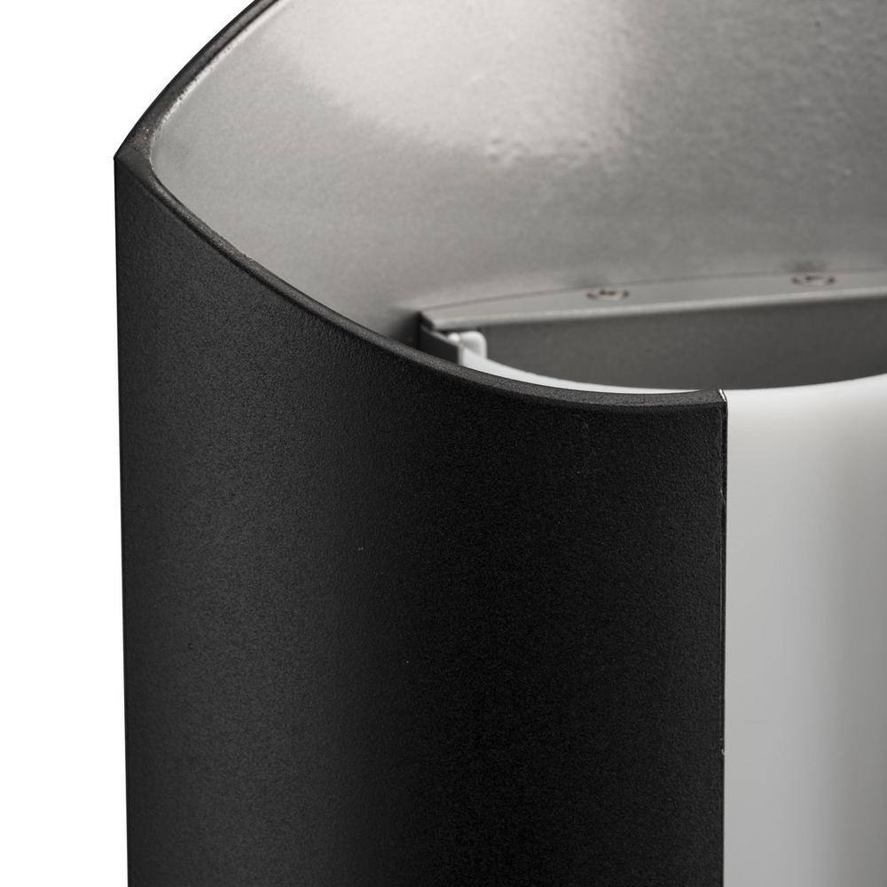 Black Aluminum 18" Dimmable LED Outdoor Wall Sconce