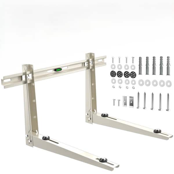 ZUAVIALA Outdoor Mini Split Wall Mounting Bracket For 9000 Btu To 36000 Btu Ductless Mini Split Air Conditioner Ac Heat Pump Systems Heavy Duty Ac Support Bracket For Outside Holds Up To 330lbs ZUAVIALA Outdoor Mini Split Wall Mounting Bracket For 9000 Btu To 36000 Btu Ductless Mini Split Air Conditioner Ac Heat Pump Systems Heavy Duty Ac Support Bracket For Outside Holds Up To 330lbs