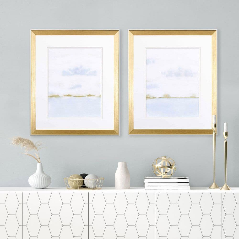 Price 2 Piece Framed Giclee Abstract Art Print 21 in. x 18 in. price history on PriceWatchPro