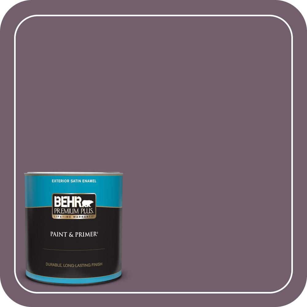 1 qt. #MQ1-38 Smoked Mulberry Satin Enamel Exterior Paint & Primer price history on PriceWatchPro