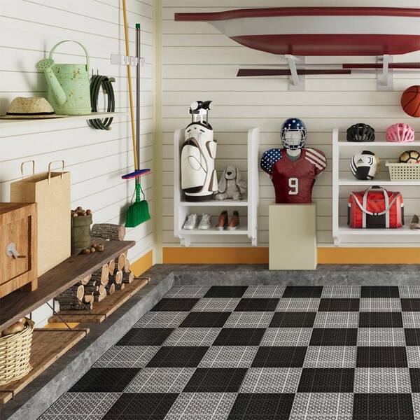 YOFE 1 ft. x 1 ft. All-Weather Outdoor Plastic Composite