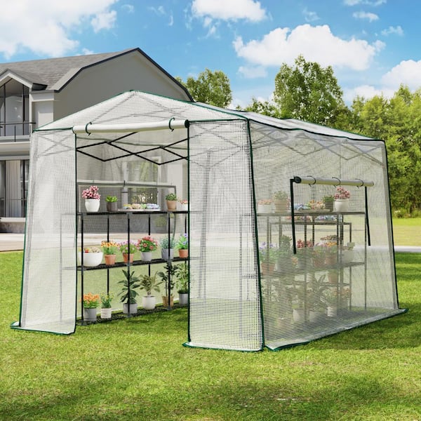【専用】Greeenhouse Amazon.com : KANAGAWA 10'x7'x 7' Walk-in Tunnel Greenhouse