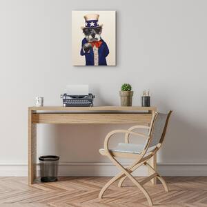 20 in. x 16 in. "Uncle Sam" Graphic Art on Wrapped Canvas Wall Art