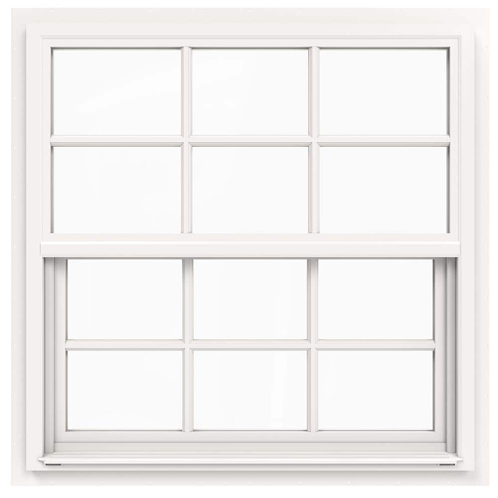 JELD-WEN 36 in. x 36 in. V-4500 Series White Single-Hung Vinyl