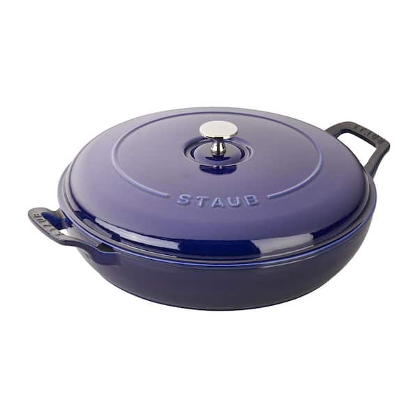 Cast Iron 3.5 qt. Braiser - Dark Blue