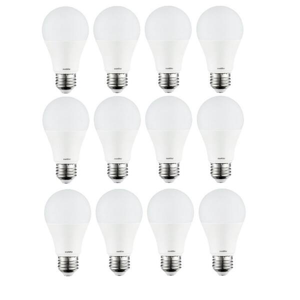 Sunlite 100-Watt A19 Dimmable UL Listed Bright 1500 Lumen E26 Base LED Light Bulb in Warm White (12-Pack) - The Home
