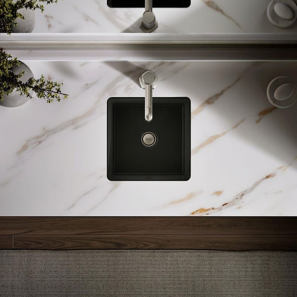 KOHLER Verticyl 13.1 in. x 13.25 in. Undermount Bathroom Sink in