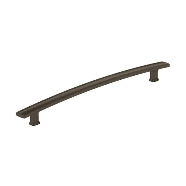 Richelieu Hardware Marsala Collection 12 5/8 in. (320 mm) Grooved Honey Bronze Transitional Rectangular Appliance Bar Pull