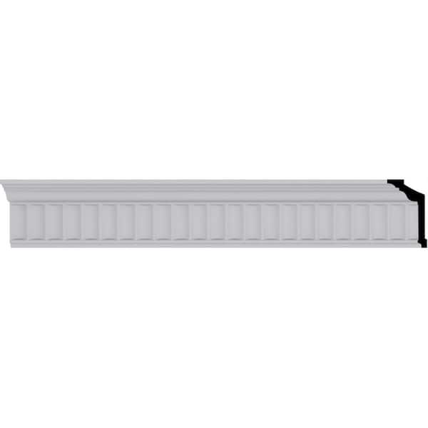 2-3/4 in. x 4-3/4 in. x 94-1/2 in. Polyurethane Lyon Crown Moulding