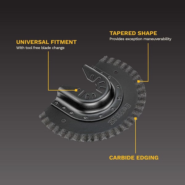 Oscillating Fast Cut Carbide Grout Removal Blade