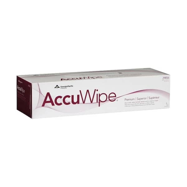 AccuWipe Anti-Static, Streak-Free Fiber Technical Cleaning Wipes (15 per Box)