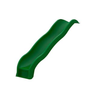 Green Scoop Wave Slide
