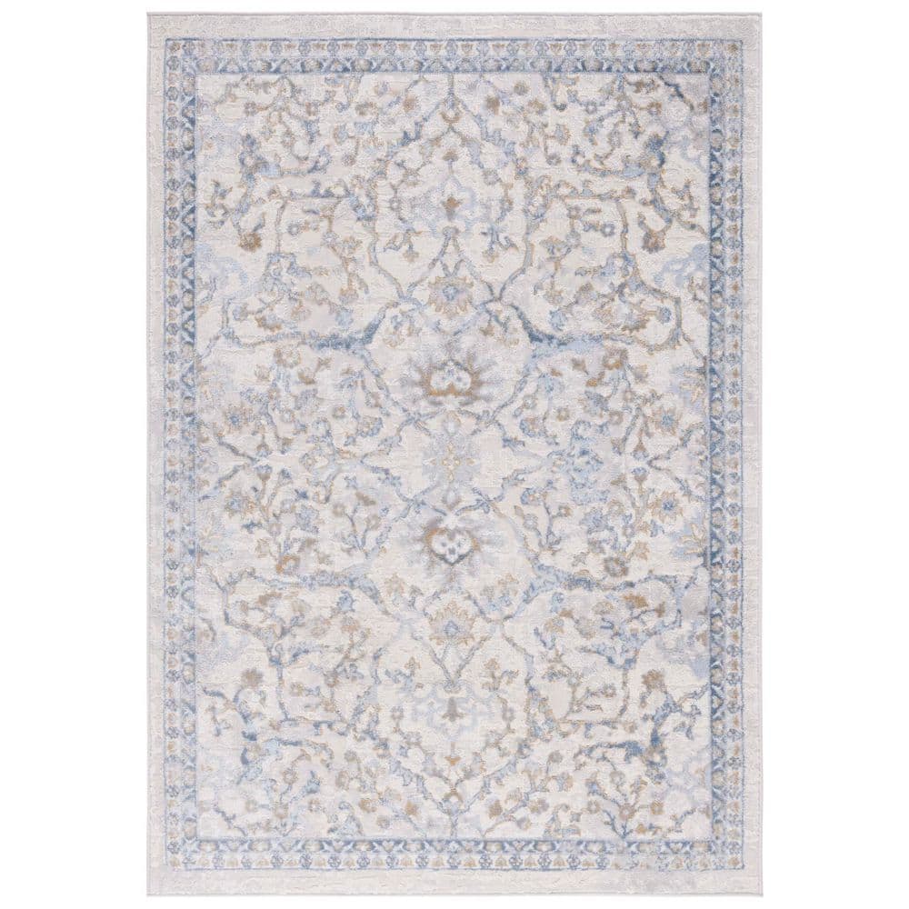 Palma 3 ft. x 5 ft. Beige/Light Blue Ornate Border Area Rug price history on PriceWatchPro