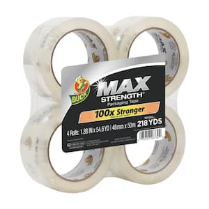 Duck MAX Strength Tape - White - 35 yd Length x 1.88 Width - Natural  Rubber - Polyethylene Backing - For Indoor, Outdoor - 1 / Roll - White -  Bluebird Office Supplies