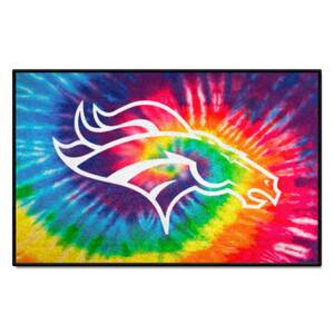 FANMATS Houston Texans Tie Dye 1.5 ft. x 2.5 ft. Starter Area Rug 34255 -  The Home Depot