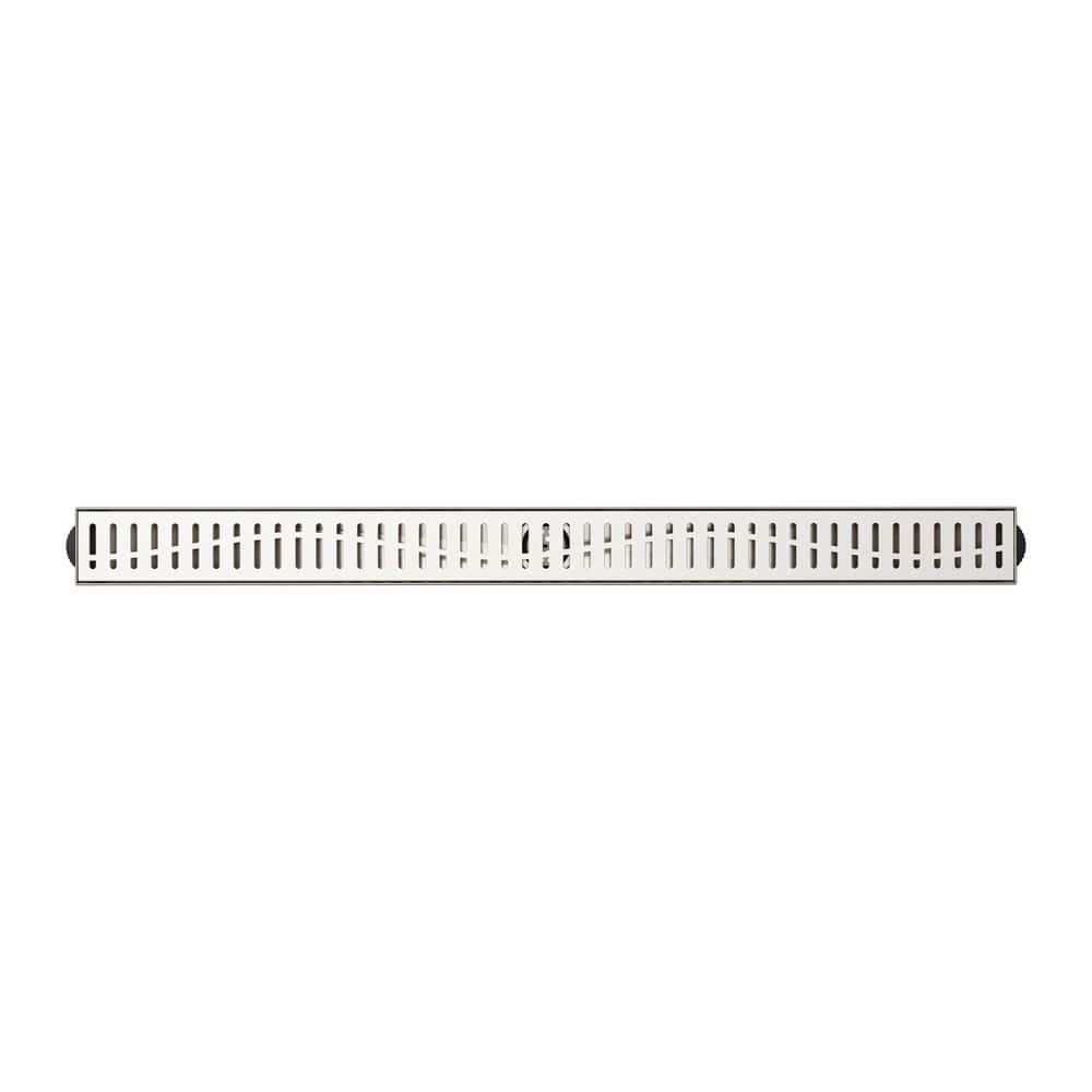 Enigma 36 in. Linear Grate Shower Drain, Polished Stainless Steel price history on PriceWatchPro