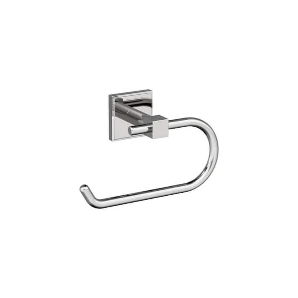 Amerock Appoint 7-1/16 in. (179 mm) L Single Post Toilet Paper Holder in Chrome