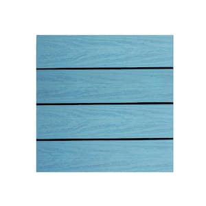NewTechWood 1/6 ft. x 1 ft. Quick Deck Composite Deck Tile