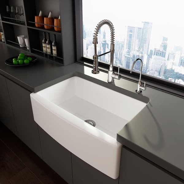 Black Stainless Farmhouse Sink R-Anell Homes, 45% OFF