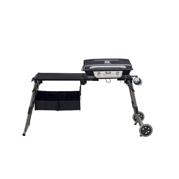 Prep N Go Folding Gas Grill Portable Propane Grill in Black