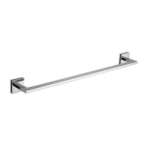 General Hotel 23.7 in. Wall Mounted Single Rail Towel Bar in Chrome