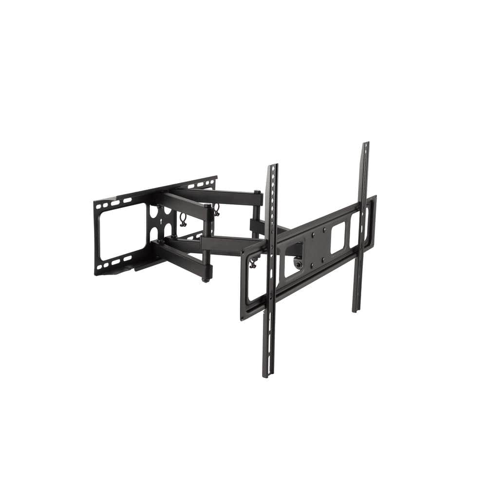 Inland LCD/LED Full Motion Dual Arm TV Wall Mount for 37 in. - 80 in. Flat Panel TV's with 20 Degree Tilt, 88 lb. Load Capacity