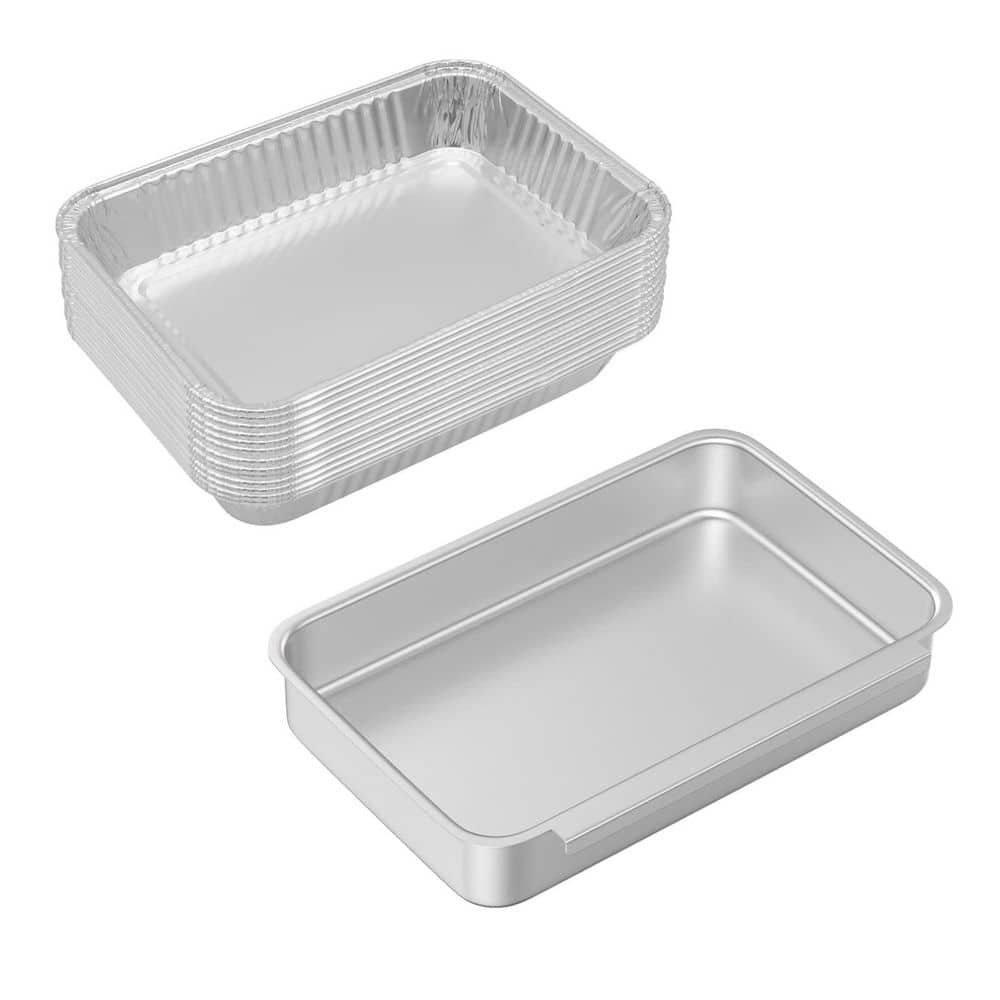 12-Pack Aluminum Foil Nonstick Grill Pan Grease Catch Pan Disposable Drip Tray for Weber Spirit Genesis II price history on PriceWatchPro