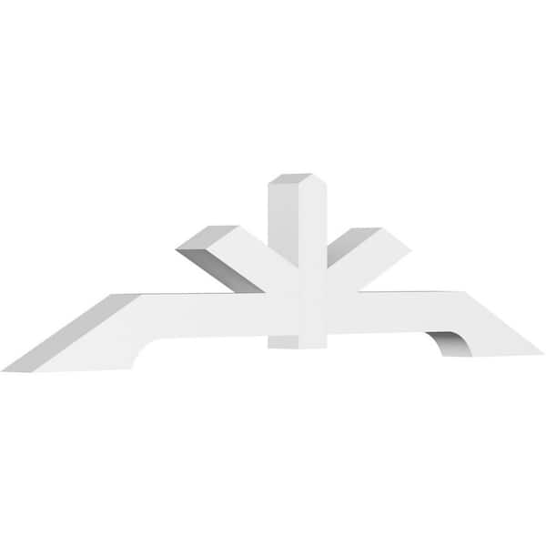 Ekena Millwork Vanguard 72 in. W x 18 in. H x 4 in. D Signature Polyurethane Bracket