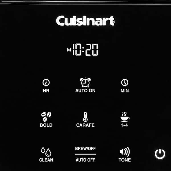 Cuisinart Touchscreen 14-Cup Black Drip Coffee Maker DCC-T20 - The