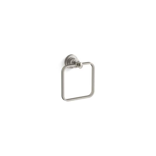 KOHLER Relic Wall Mounted Towel Ring in Vibrant Brushed Nickel