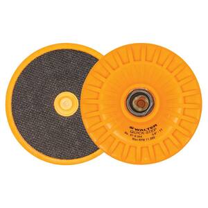 Quick-Step 4 in. x 5/8 in. to 11 in. Velcro Backing Pad with Centering Pin
