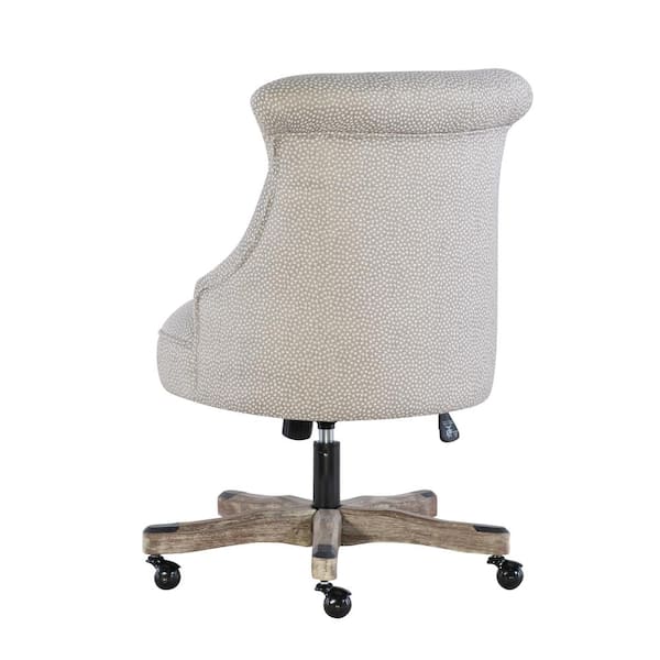 small grey office chair