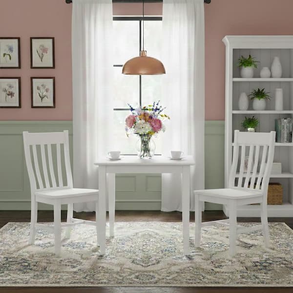 International Concepts Cafe Pure White Dining Chair (Set of 2)