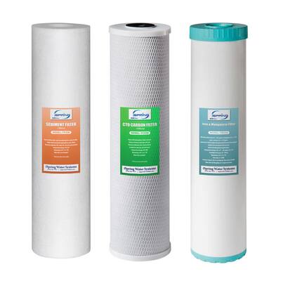 GAC Filter 2-Pack Denali Pure Universal 10 inch Carbon Block Sediment iSpring RCS5T AMPAC USA Reverse Osmosis iSpring RCC7AK iSpring RCC7P iSpring RCC7AK-UV Compatible with iSpring RCC7 GAC Filter 2-Pack Denali Pure Universal 10 inch Carbon Block Sediment iSpring RCS5T AMPAC USA Reverse Osmosis iSpring RCC7AK iSpring RCC7P iSpring RCC7AK-UV Compatible with iSpring RCC7