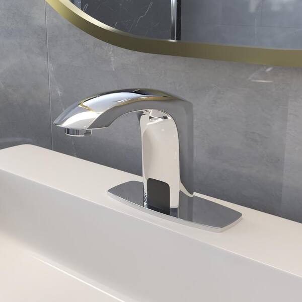 thumbnail image 2 of Automatic Sensor Touchless Bathroom Sink Faucet, Polished Chrome UTV 297 Pc Prvw Vr~200157132 2 of 14