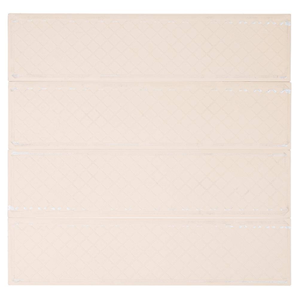 Perfecto Marvelli 4'' x 16'' Blue Glazed Ceramic Subway Tile