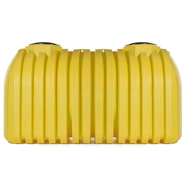 1250 Gal. Yellow Polyethylene 2-Compartment Septic Tank