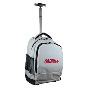 NCAA Mississippi 19 in. Gray Wheeled Premium Backpack
