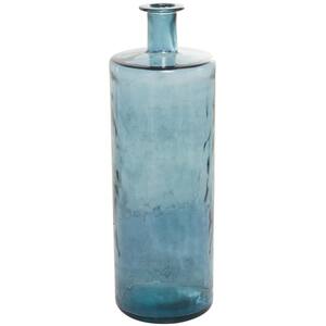 Blue Spanish Glass Coastal Decorative Vase