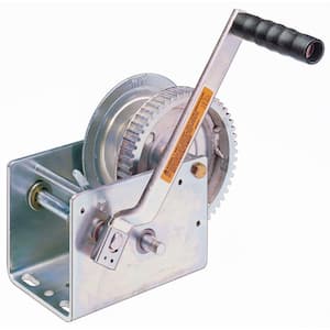 Horizontal Pulling Winch with Ratchet - 2-Speed, 3200 lb.