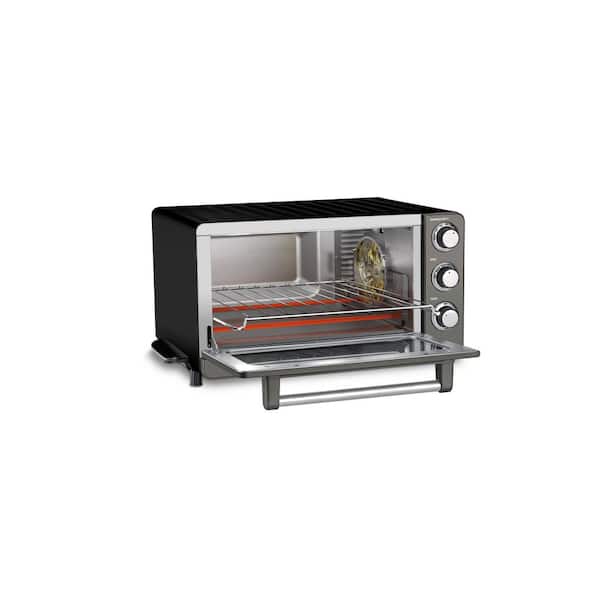 Cuisinart 1800-Watt 6-Slice Black Stainless Toaster Oven and Air