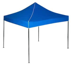 Stalwart 10 ft. x 10 ft. Canopy Tent in Blue 80 14 B The Home Depot