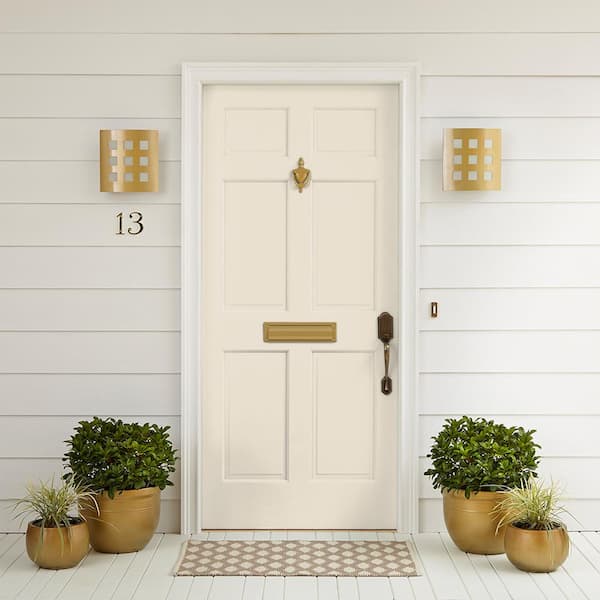 BEHR PREMIUM 1 qt. #750C-2 Hazelnut Cream Satin Enamel Interior