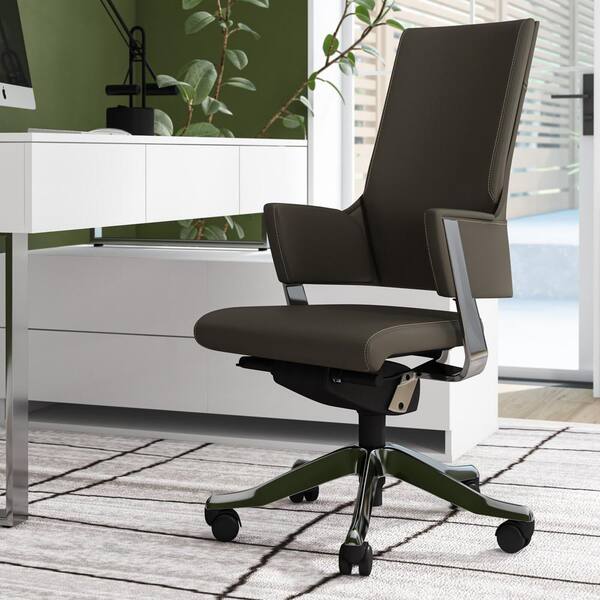 hon ergonomic genuine leather task chair