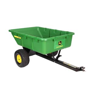 Lawn Tractor Dump Cart Garden Wagons Lawn Mower Utility Wheelbarrow Trailer 