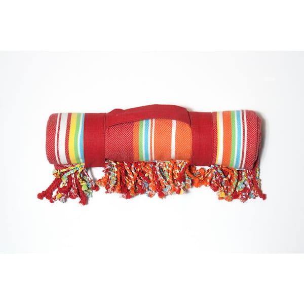 Lintex Heavy Fringe 100% Cotton Blanket in Kismet