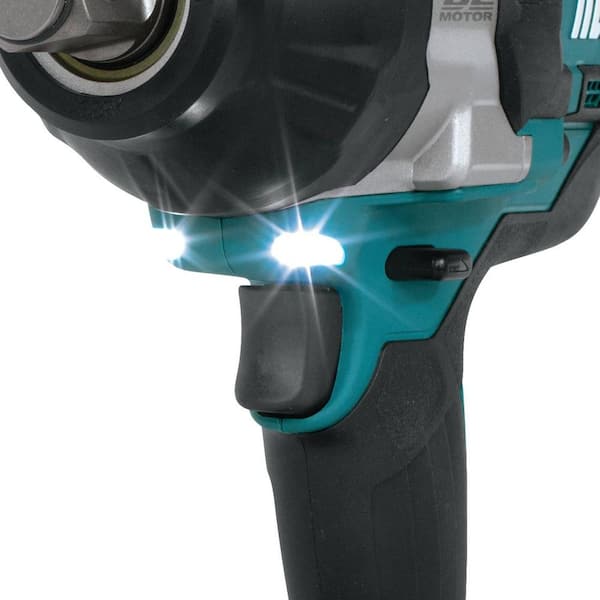 Makita 18V LXT Lithium-Ion Brushless Cordless High Torque 1/2 in. Square Drive Wrench w/ (2) Batteries 5.0Ah, Bag XWT08T - The Home Depot