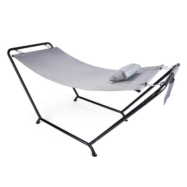 Karl home 7.7 ft. Outdoor Indoor Hammock with Standwith and Pillow