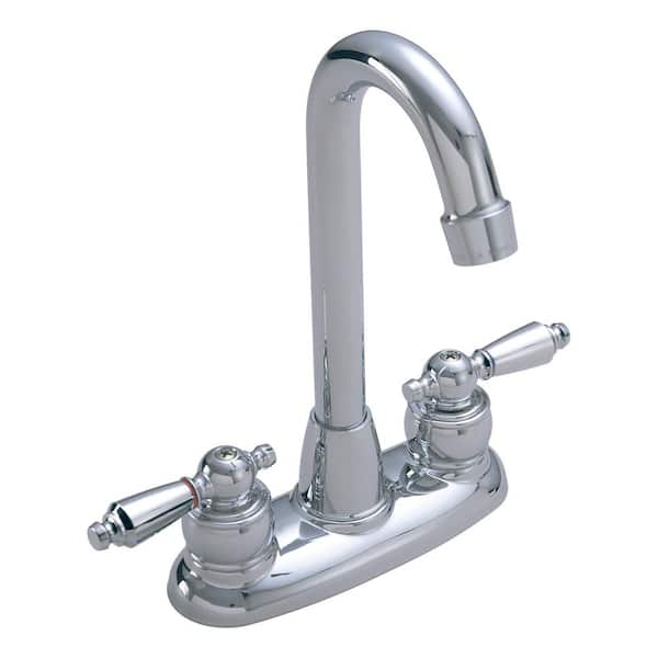 Symmons Symmetrix 2-Handle Centerset Bar Faucet in Polished Chrome (1.0 GPM)