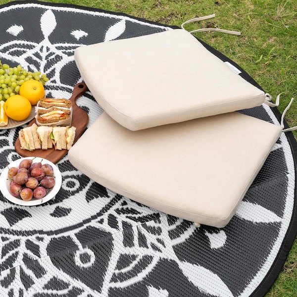 Square Indoor Outdoor Dining Garden Patio Soft Chair Seat Pad Cushion  16x16